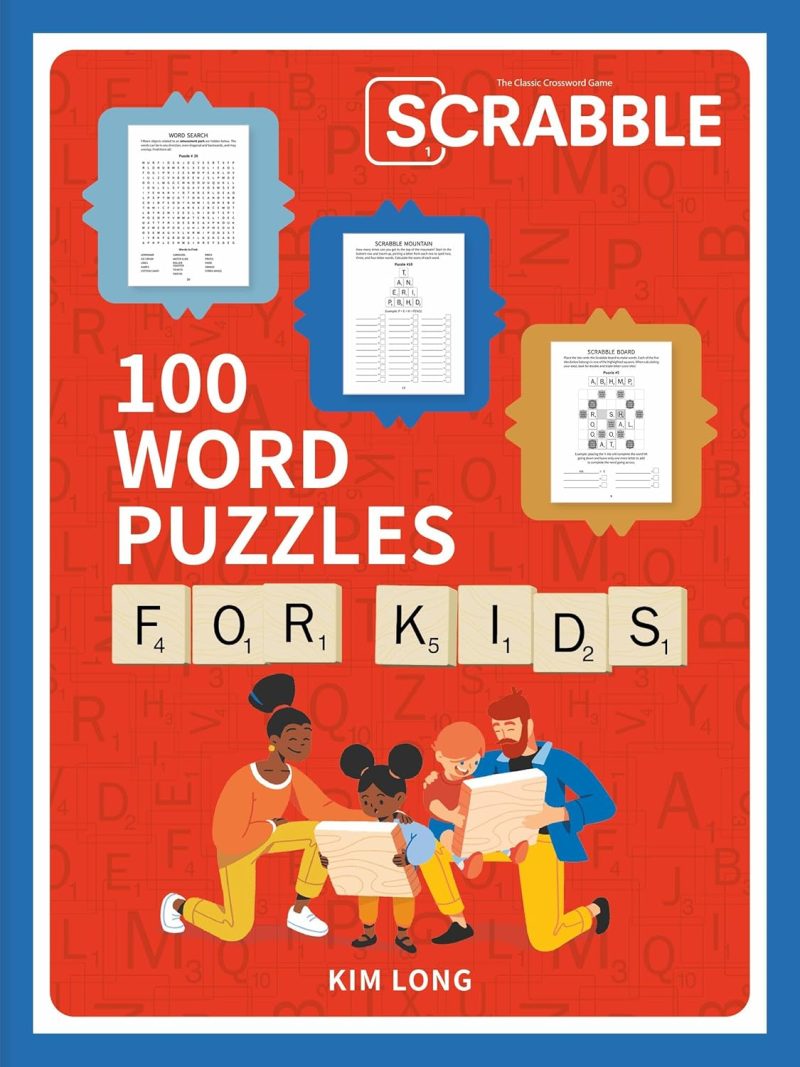 Scrabble: 100 Word Puzzles for Kids